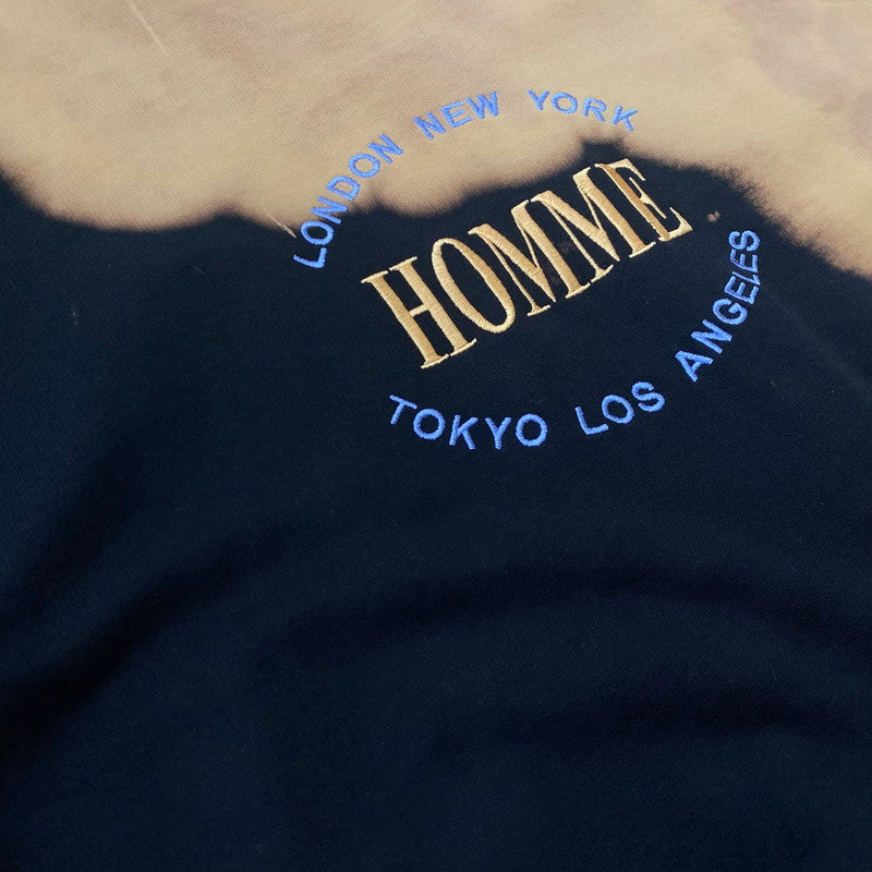 【中古品】【メンズ】 BALENCIAGA バレンシアガ 17AW OVERSIZE BLEACH HOMME SWEATER 17秋冬 オーバーサイズ ブリーチ オム セーター 長袖 トップス 141-260624-sa-15-tei サイズ：M カラー：ブラックブラウン 万代Net店