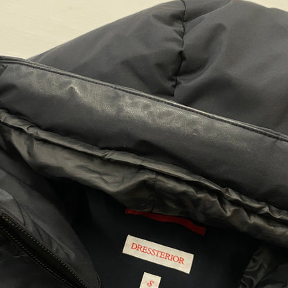 【中古品】【メンズ】 DRESSTERIOR ドレステリア WHITE GOOSE DOWN JACKET 086-59109 ホワイト グース ダウン ジャケット アウター 147-260624-sa-03-tei サイズ：S カラー：ブラック 万代Net店