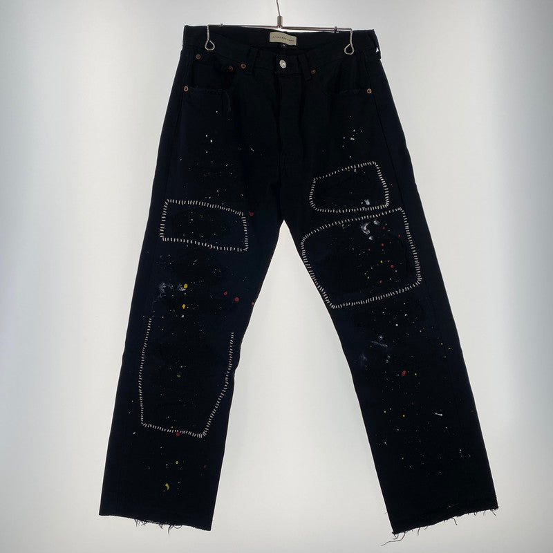 【中古品】【メンズ】 INNOCENCENYC イノセンスニューヨーク DAMAGE DENIM PANTS INSTBK01 ダメージ デニム パンツ ボトムス ジーンズ 153-260624-sa-18-tei サイズ：32 カラー：ブラック 万代Net店