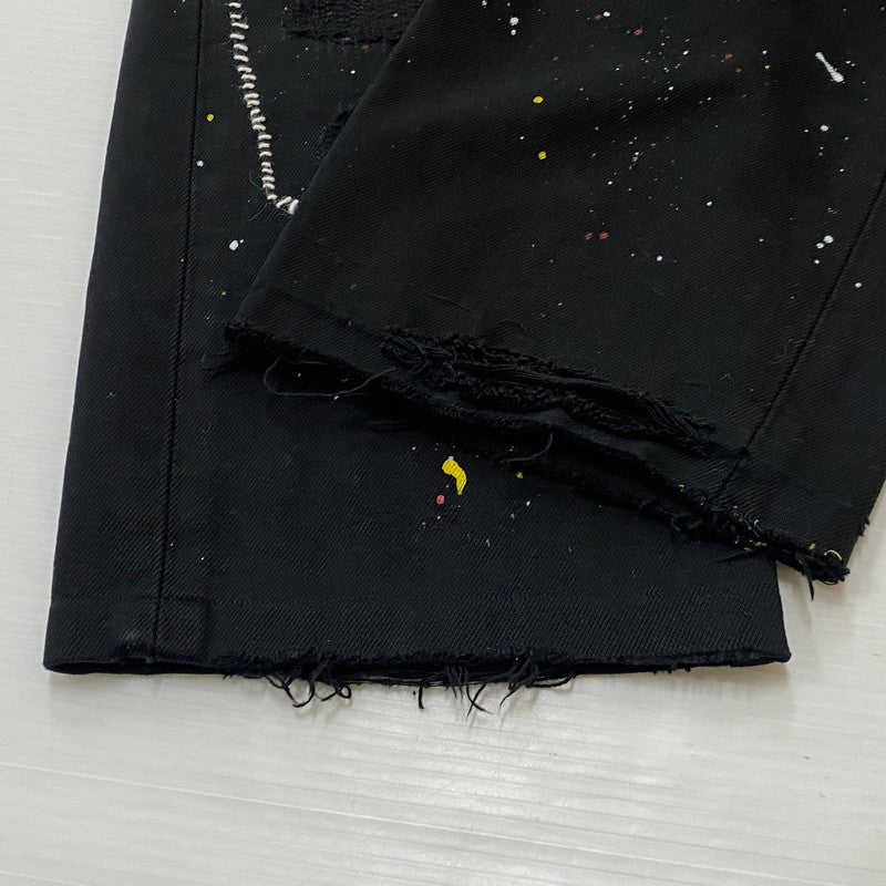 【中古品】【メンズ】 INNOCENCENYC イノセンスニューヨーク DAMAGE DENIM PANTS INSTBK01 ダメージ デニム パンツ ボトムス ジーンズ 153-260624-sa-18-tei サイズ：32 カラー：ブラック 万代Net店