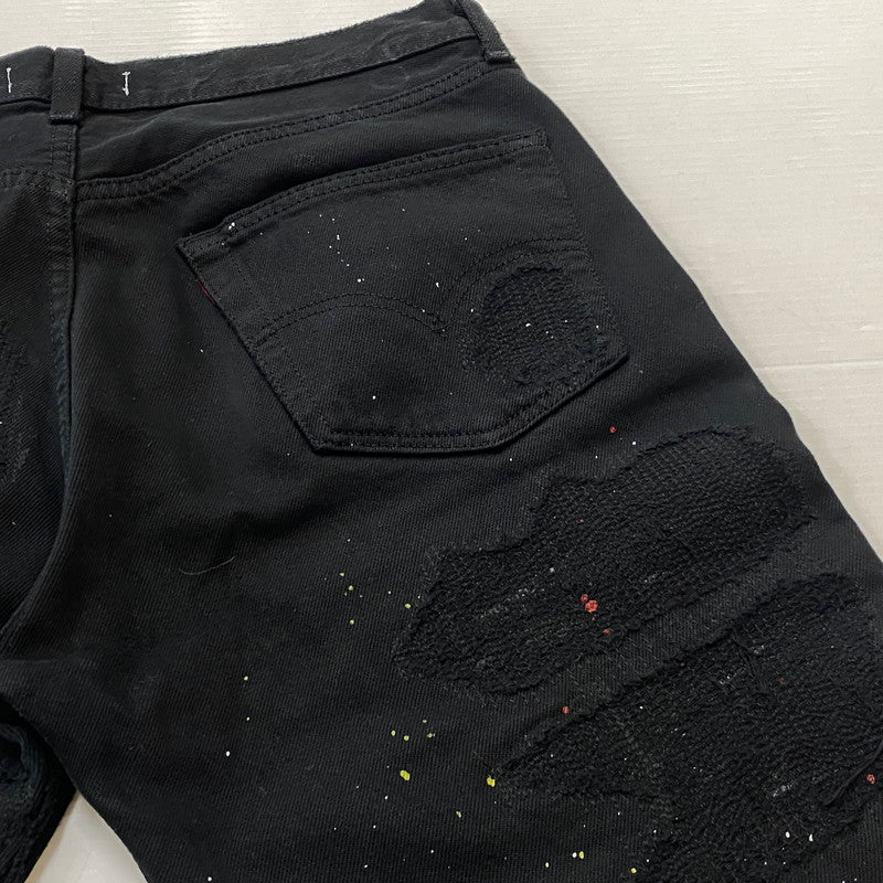 【中古品】【メンズ】 INNOCENCENYC イノセンスニューヨーク DAMAGE DENIM PANTS INSTBK01 ダメージ デニム パンツ ボトムス ジーンズ 153-260624-sa-18-tei サイズ：32 カラー：ブラック 万代Net店