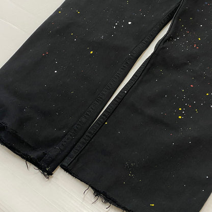 【中古品】【メンズ】 INNOCENCENYC イノセンスニューヨーク DAMAGE DENIM PANTS INSTBK01 ダメージ デニム パンツ ボトムス ジーンズ 153-260624-sa-18-tei サイズ：32 カラー：ブラック 万代Net店