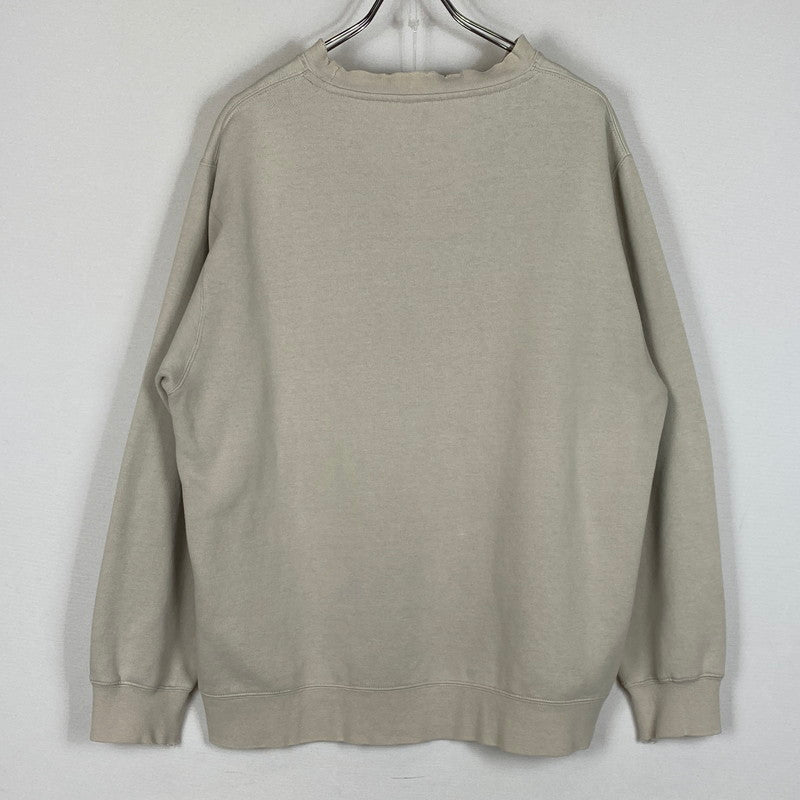 【中古品】【メンズ】 STUSSY ステューシー 90's OLD ENGLISH LOGO SWEAT 90年代 オールド イングリッシュ ロゴ スウェット 長袖 トップス トレーナー 142-260624-sa-10-tei サイズ：M カラー：ベージュ系 万代Net店