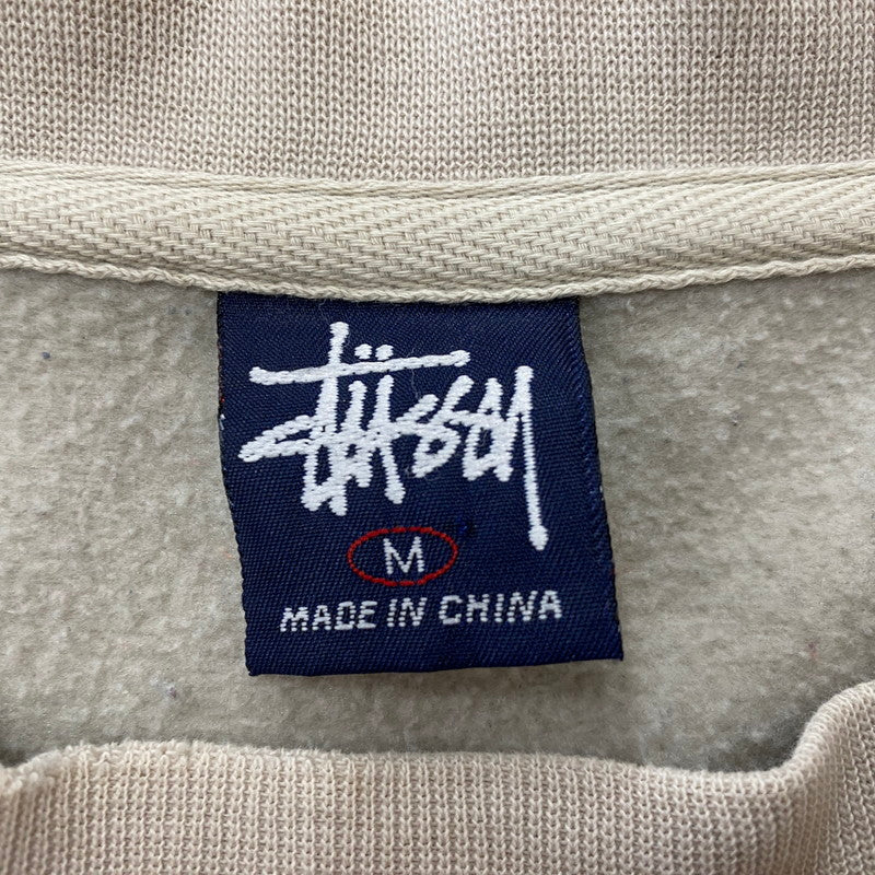 【中古品】【メンズ】 STUSSY ステューシー 90's OLD ENGLISH LOGO SWEAT 90年代 オールド イングリッシュ ロゴ スウェット 長袖 トップス トレーナー 142-260624-sa-10-tei サイズ：M カラー：ベージュ系 万代Net店