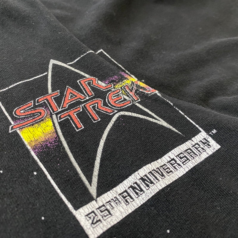 【中古品】【メンズ】 CHANGES チェンジズ 90's 25ANNIVERSARY STARTREK TEE 90年代 25周年 スタートレック Ｔシャツ 半袖 トップス 145-260624-sa-16-tei サイズ：L カラー：ブラック 万代Net店