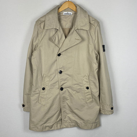 【中古品】【メンズ】 STONE ISLAND ストーン アイランド DAVID－TC COAT 571545249 デイヴィット ティーシー コート アウター 141-260624-sa-23-tei サイズ：M カラー：ベージュ 万代Net店