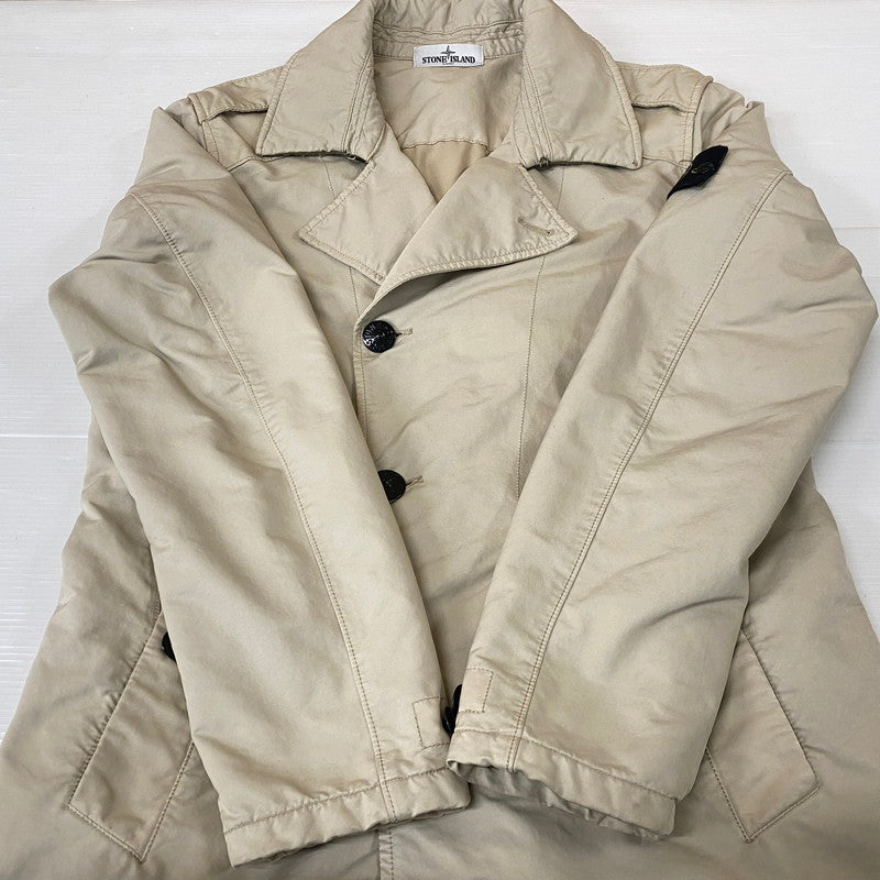 【中古品】【メンズ】 STONE ISLAND ストーン アイランド DAVID－TC COAT 571545249 デイヴィット ティーシー コート アウター 141-260624-sa-23-tei サイズ：M カラー：ベージュ 万代Net店