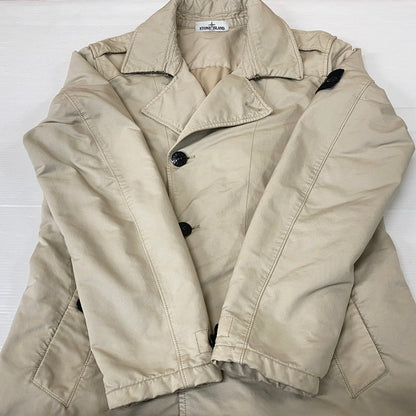 【中古品】【メンズ】 STONE ISLAND ストーン アイランド DAVID－TC COAT 571545249 デイヴィット ティーシー コート アウター 141-260624-sa-23-tei サイズ：M カラー：ベージュ 万代Net店