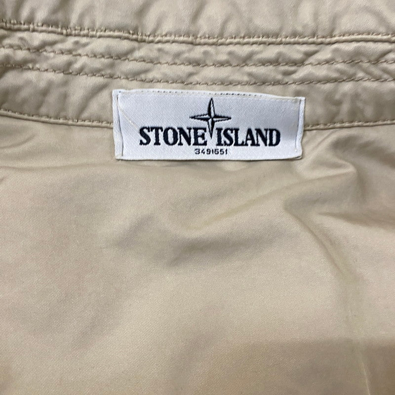 【中古品】【メンズ】 STONE ISLAND ストーン アイランド DAVID－TC COAT 571545249 デイヴィット ティーシー コート アウター 141-260624-sa-23-tei サイズ：M カラー：ベージュ 万代Net店