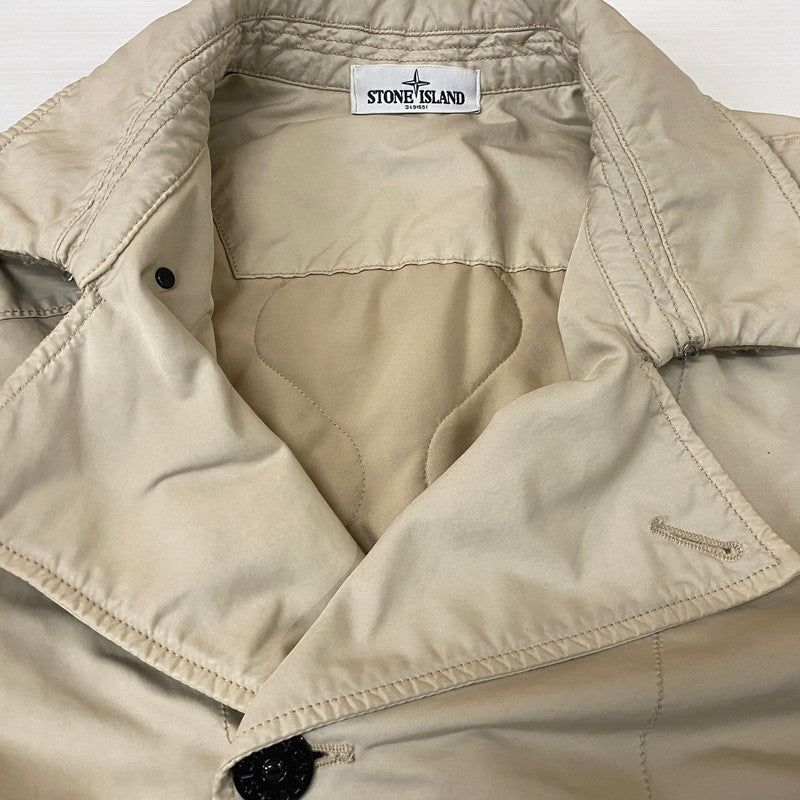 【中古品】【メンズ】 STONE ISLAND ストーン アイランド DAVID－TC COAT 571545249 デイヴィット ティーシー コート アウター 141-260624-sa-23-tei サイズ：M カラー：ベージュ 万代Net店