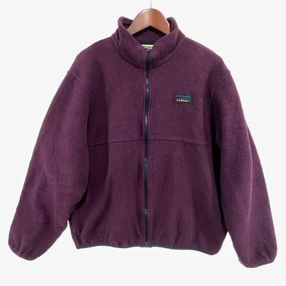 【中古品】【メンズ】 L.L.BEAN エルエルビーン OHQ30 80S ヴィンテージ フリースジャケット 144-260818-nm-88-tei サイズ：L カラー：パープル 万代Net店