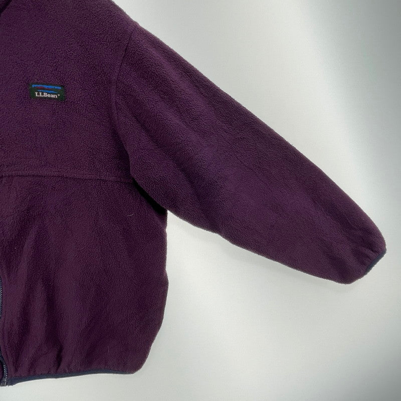 【中古品】【メンズ】 L.L.BEAN エルエルビーン OHQ30 80S ヴィンテージ フリースジャケット 144-260818-nm-88-tei サイズ：L カラー：パープル 万代Net店