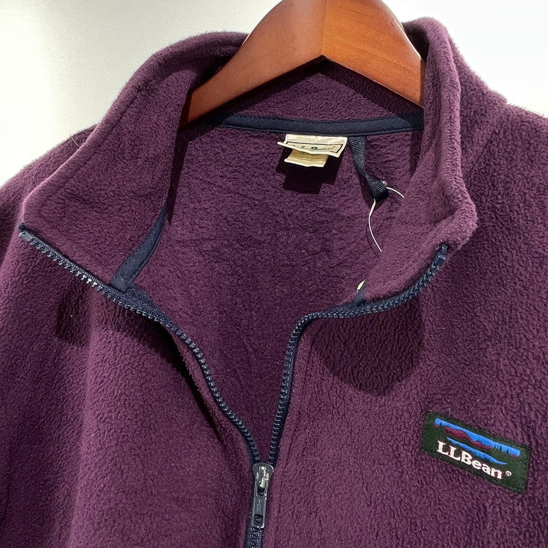 【中古品】【メンズ】 L.L.BEAN エルエルビーン OHQ30 80S ヴィンテージ フリースジャケット 144-260818-nm-88-tei サイズ：L カラー：パープル 万代Net店