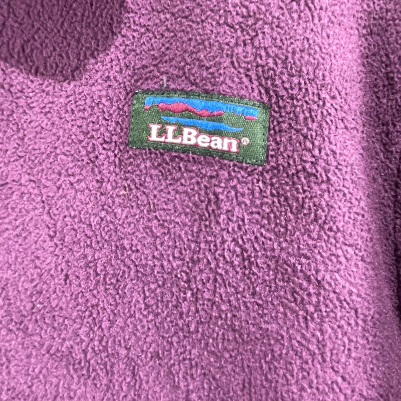 【中古品】【メンズ】 L.L.BEAN エルエルビーン OHQ30 80S ヴィンテージ フリースジャケット 144-260818-nm-88-tei サイズ：L カラー：パープル 万代Net店