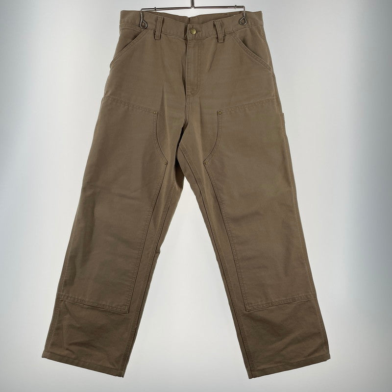 【中古品】【メンズ】 Carhartt WIP カーハート ワークインプログレス DOUBLE KNEE PANT IO34796 ダブルニーパンツ ボトムス 156-260625-ss-09-tei サイズ：30×32 カラー：ベージュ 万代Net店