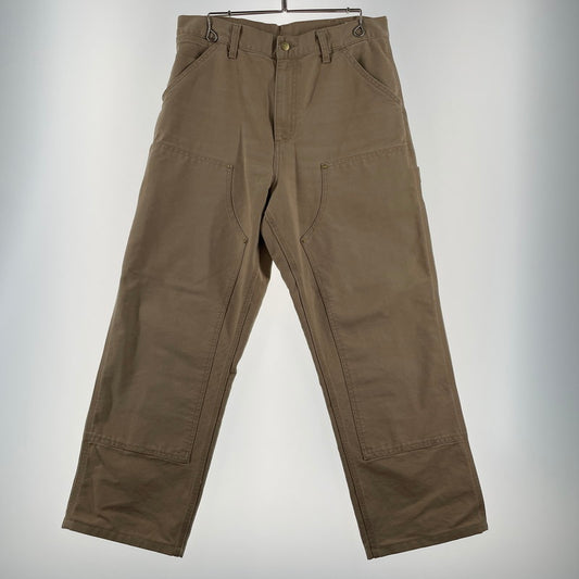 【中古品】【メンズ】 Carhartt WIP カーハート ワークインプログレス DOUBLE KNEE PANT IO34796 ダブルニーパンツ ボトムス 156-260625-ss-09-tei サイズ：30×32 カラー：ベージュ 万代Net店