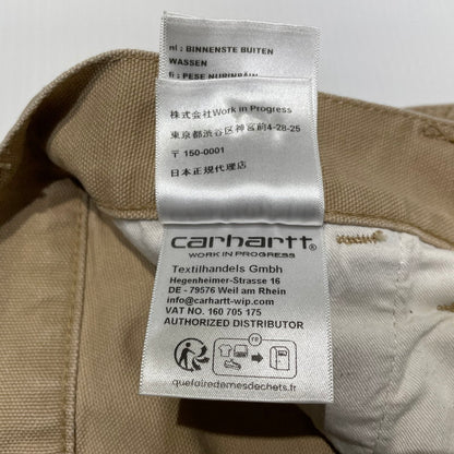 【中古品】【メンズ】 Carhartt WIP カーハート ワークインプログレス DOUBLE KNEE PANT IO34796 ダブルニーパンツ ボトムス 156-260625-ss-09-tei サイズ：30×32 カラー：ベージュ 万代Net店