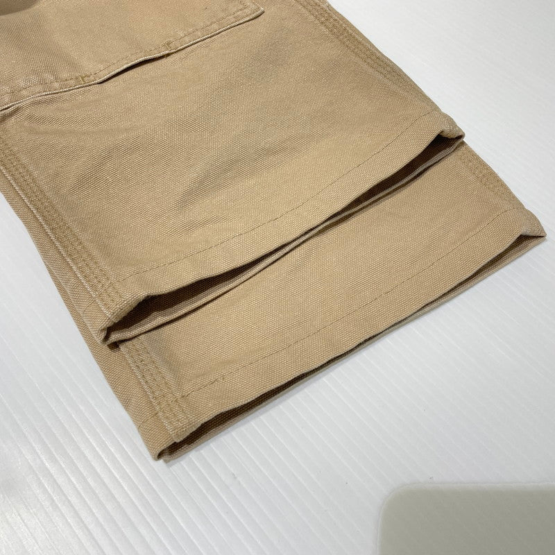 【中古品】【メンズ】 Carhartt WIP カーハート ワークインプログレス DOUBLE KNEE PANT IO34796 ダブルニーパンツ ボトムス 156-260625-ss-09-tei サイズ：30×32 カラー：ベージュ 万代Net店