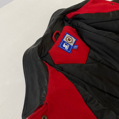 【中古品】【メンズ】 STARTER スターター NHL RED WINGS STADIUM JACKET ナショナルホッケーリーグ レッドウィングス スタジアムジャケット アウター 145-260629-ss-07-tei サイズ：XL カラー：レッド 万代Net店