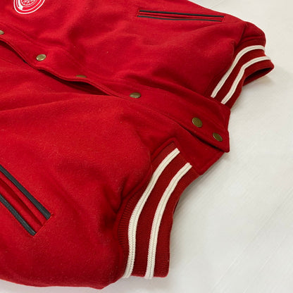 【中古品】【メンズ】 STARTER スターター NHL RED WINGS STADIUM JACKET ナショナルホッケーリーグ レッドウィングス スタジアムジャケット アウター 145-260629-ss-07-tei サイズ：XL カラー：レッド 万代Net店