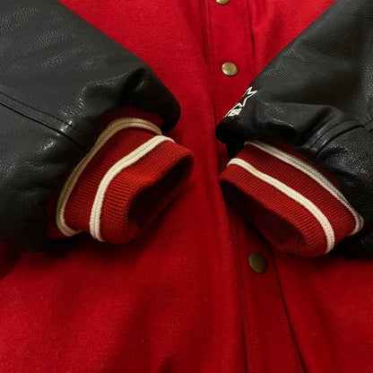 【中古品】【メンズ】 STARTER スターター NHL RED WINGS STADIUM JACKET ナショナルホッケーリーグ レッドウィングス スタジアムジャケット アウター 145-260629-ss-07-tei サイズ：XL カラー：レッド 万代Net店