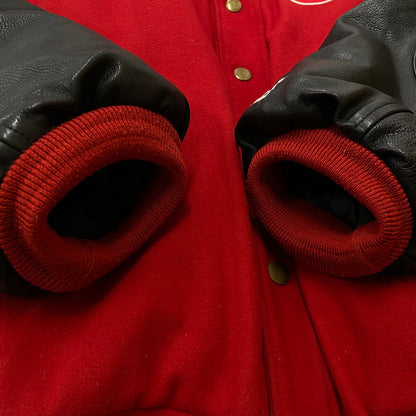 【中古品】【メンズ】 STARTER スターター NHL RED WINGS STADIUM JACKET ナショナルホッケーリーグ レッドウィングス スタジアムジャケット アウター 145-260629-ss-07-tei サイズ：XL カラー：レッド 万代Net店