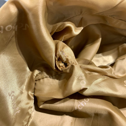 【現状渡し品】【メンズ】 schott ショット SUEDE BOMBER JACKET スエード ボンバージャケット アウター レザージャケット 145-260626-ko-09-tei サイズ：40 カラー：ブラウン 万代Net店