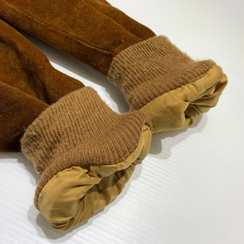【現状渡し品】【メンズ】 schott ショット SUEDE BOMBER JACKET スエード ボンバージャケット アウター レザージャケット 145-260626-ko-09-tei サイズ：40 カラー：ブラウン 万代Net店