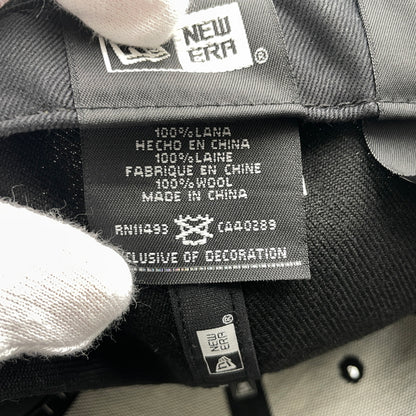 【中古品】【メンズ】 NEW ERA ニューエラ × THRASHER スラッシャー 別注 コラボ LOGO CAP ロゴキャップ 帽子 ベースボールキャップ 185-260805-ko-03-tei サイズ：56.8cm カラー：ブラック 万代Net店