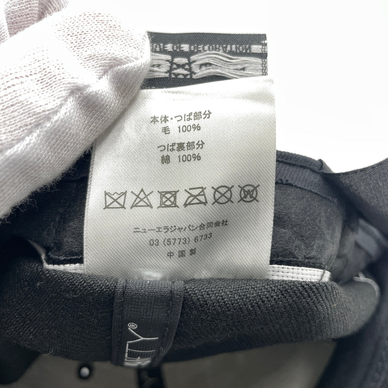 【中古品】【メンズ】 NEW ERA ニューエラ × THRASHER スラッシャー 別注 コラボ LOGO CAP ロゴキャップ 帽子 ベースボールキャップ 185-260805-ko-03-tei サイズ：56.8cm カラー：ブラック 万代Net店
