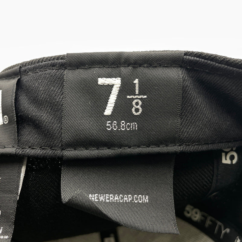【中古品】【メンズ】 NEW ERA ニューエラ × THRASHER スラッシャー 別注 コラボ LOGO CAP ロゴキャップ 帽子 ベースボールキャップ 185-260805-ko-03-tei サイズ：56.8cm カラー：ブラック 万代Net店