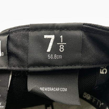【中古品】【メンズ】 NEW ERA ニューエラ × THRASHER スラッシャー 別注 コラボ LOGO CAP ロゴキャップ 帽子 ベースボールキャップ 185-260805-ko-03-tei サイズ：56.8cm カラー：ブラック 万代Net店