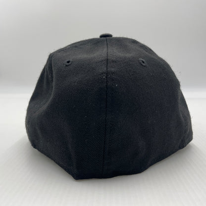 【中古品】【メンズ】 NEW ERA ニューエラ × THRASHER スラッシャー 別注 コラボ LOGO CAP ロゴキャップ 帽子 ベースボールキャップ 185-260805-ko-03-tei サイズ：56.8cm カラー：ブラック 万代Net店