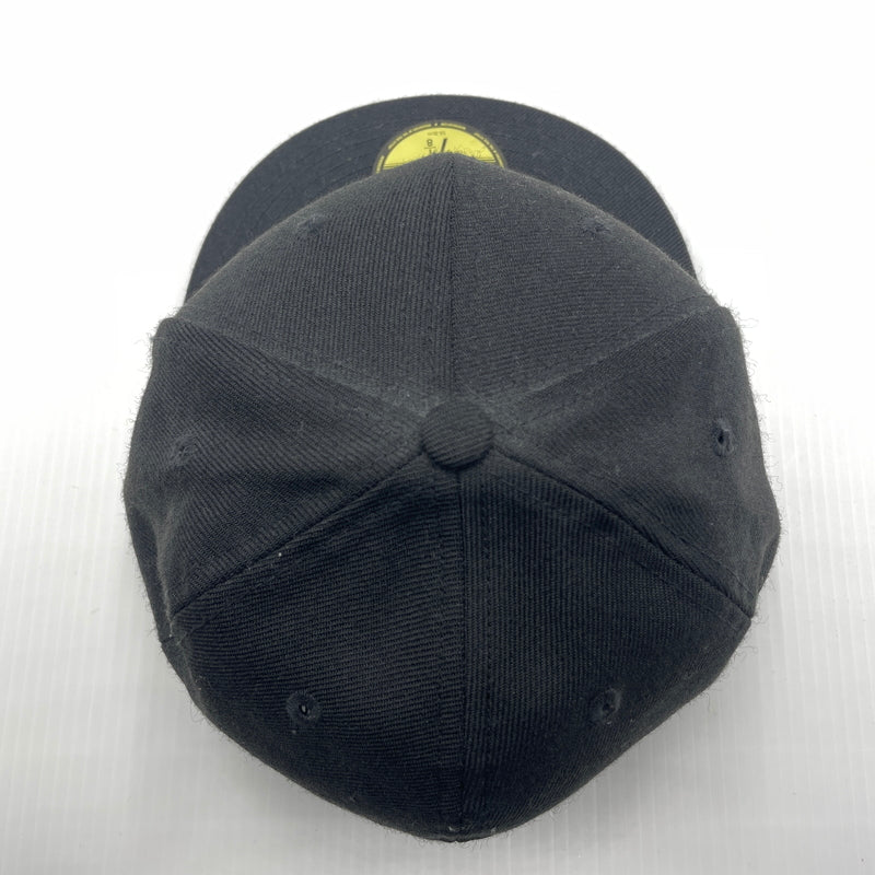 【中古品】【メンズ】 NEW ERA ニューエラ × THRASHER スラッシャー 別注 コラボ LOGO CAP ロゴキャップ 帽子 ベースボールキャップ 185-260805-ko-03-tei サイズ：56.8cm カラー：ブラック 万代Net店