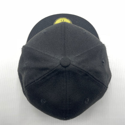 【中古品】【メンズ】 NEW ERA ニューエラ × THRASHER スラッシャー 別注 コラボ LOGO CAP ロゴキャップ 帽子 ベースボールキャップ 185-260805-ko-03-tei サイズ：56.8cm カラー：ブラック 万代Net店