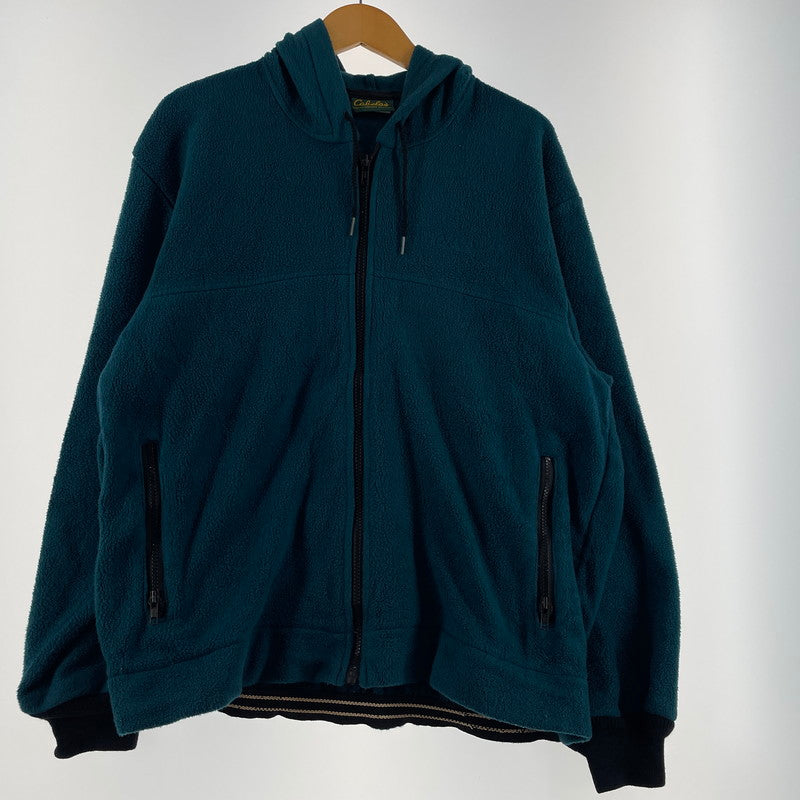 【中古品】【メンズ】 Cabela’s カベラス POLARTEC FLEECE ZIP UP PARKER ポーラテック フリース ジップアップパーカー アウター フーディー 145-260625-ss-06-tei サイズ：L カラー：グリーン 万代Net店