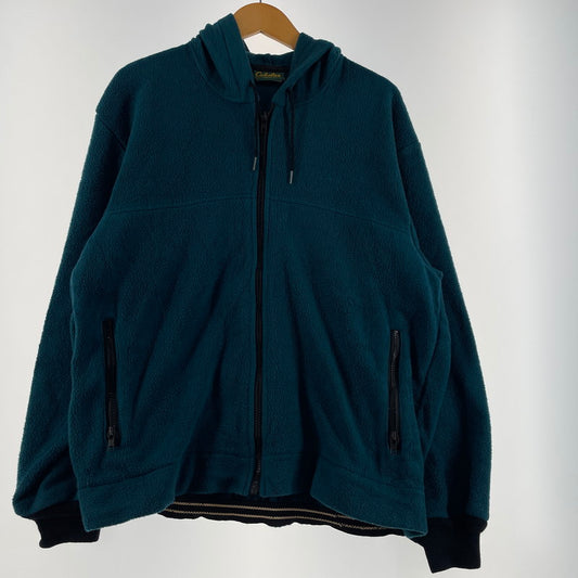 【中古品】【メンズ】 Cabela’s カベラス POLARTEC FLEECE ZIP UP PARKER ポーラテック フリース ジップアップパーカー アウター フーディー 145-260625-ss-06-tei サイズ：L カラー：グリーン 万代Net店