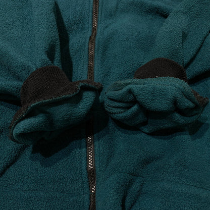 【中古品】【メンズ】 Cabela’s カベラス POLARTEC FLEECE ZIP UP PARKER ポーラテック フリース ジップアップパーカー アウター フーディー 145-260625-ss-06-tei サイズ：L カラー：グリーン 万代Net店