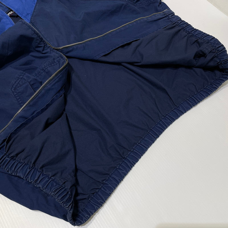 【現状渡し品】【メンズ】 POLO SPORTS ポロスポーツ 90's ZIP UP PARKER 90年代 ジップアップパーカー アウター フーディー 145-260625-ss-05-tei サイズ：XL カラー：ブルー 万代Net店