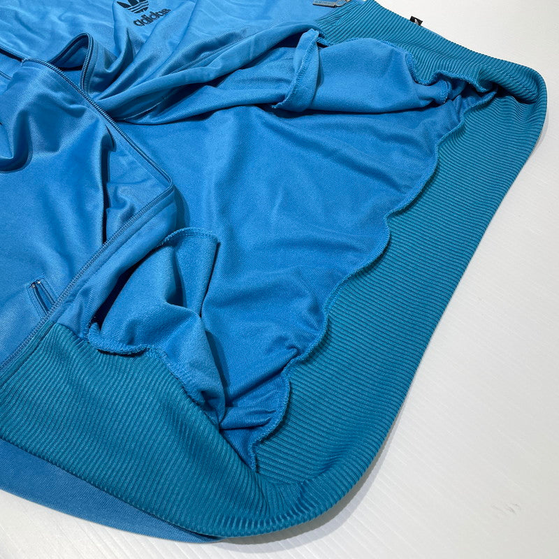 【中古品】【メンズ】 adidas アディダス TRACK JACKET トラックジャケット アウター ジャージ 148-260625-ss-02-tei サイズ：不明　※タグ欠損 カラー：ブルー 万代Net店