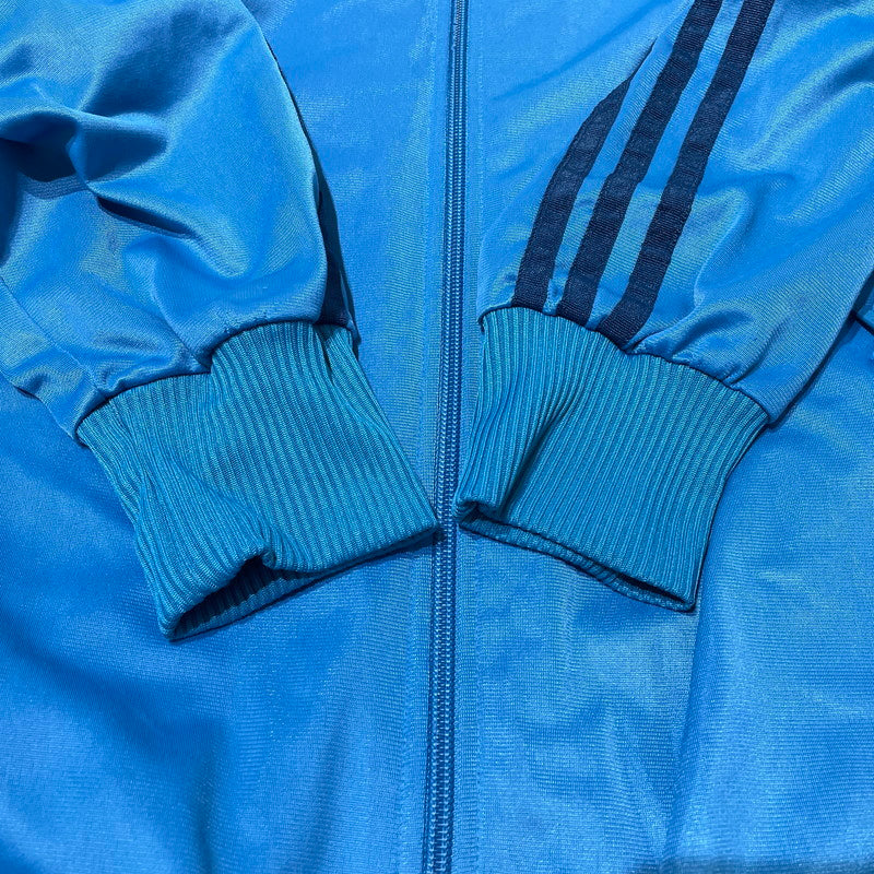【中古品】【メンズ】 adidas アディダス TRACK JACKET トラックジャケット アウター ジャージ 148-260625-ss-02-tei サイズ：不明　※タグ欠損 カラー：ブルー 万代Net店
