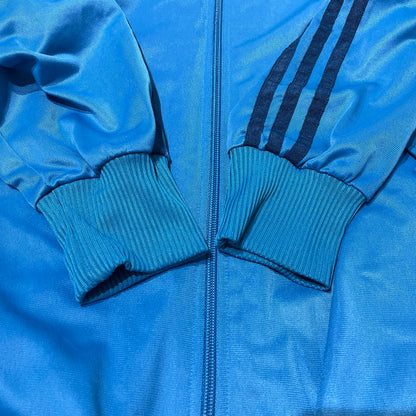 【中古品】【メンズ】 adidas アディダス TRACK JACKET トラックジャケット アウター ジャージ 148-260625-ss-02-tei サイズ：不明　※タグ欠損 カラー：ブルー 万代Net店