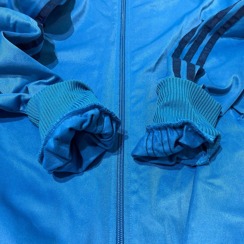 【中古品】【メンズ】 adidas アディダス TRACK JACKET トラックジャケット アウター ジャージ 148-260625-ss-02-tei サイズ：不明　※タグ欠損 カラー：ブルー 万代Net店