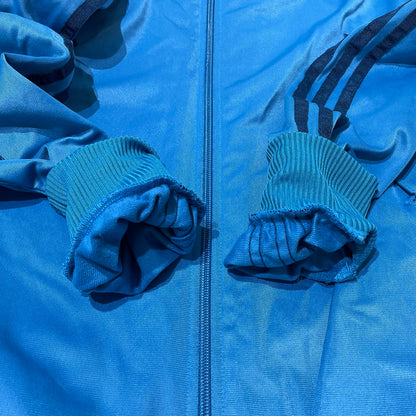 【中古品】【メンズ】 adidas アディダス TRACK JACKET トラックジャケット アウター ジャージ 148-260625-ss-02-tei サイズ：不明　※タグ欠損 カラー：ブルー 万代Net店