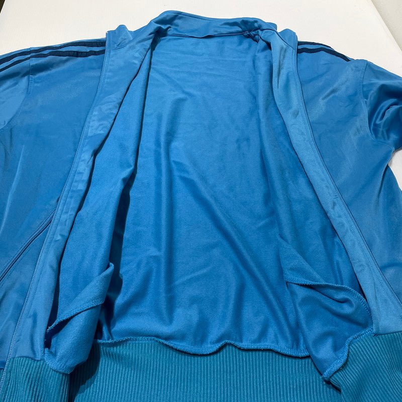 【中古品】【メンズ】 adidas アディダス TRACK JACKET トラックジャケット アウター ジャージ 148-260625-ss-02-tei サイズ：不明　※タグ欠損 カラー：ブルー 万代Net店