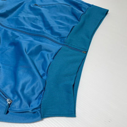【中古品】【メンズ】 adidas アディダス TRACK JACKET トラックジャケット アウター ジャージ 148-260625-ss-02-tei サイズ：不明　※タグ欠損 カラー：ブルー 万代Net店