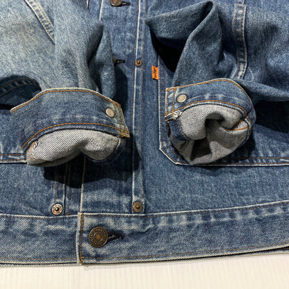 【中古品】【メンズ】 Levi’s リーバイス 80's DENIM JACKET 70626-0217 80年代 デニムジャケット アウター Gジャン ボタン裏刻印J02 145-260625-ss-07-tei サイズ：L カラー：インディゴ 万代Net店