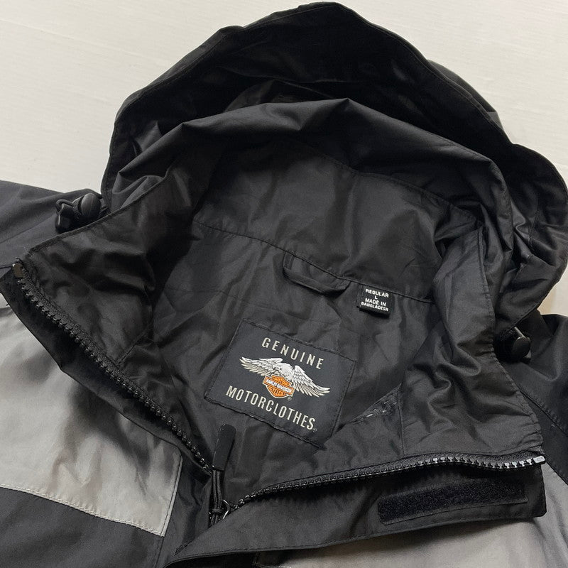 【中古品】【メンズ】 HARLEY DAVIDSON ハーレーダビッドソン RAIN SUIT REFLECTIVE RAIN SUIT 98336-15VM リフレクティブ レイン スーツ 145-260720-sa-18-tei サイズ：L カラー：ブラック 万代Net店
