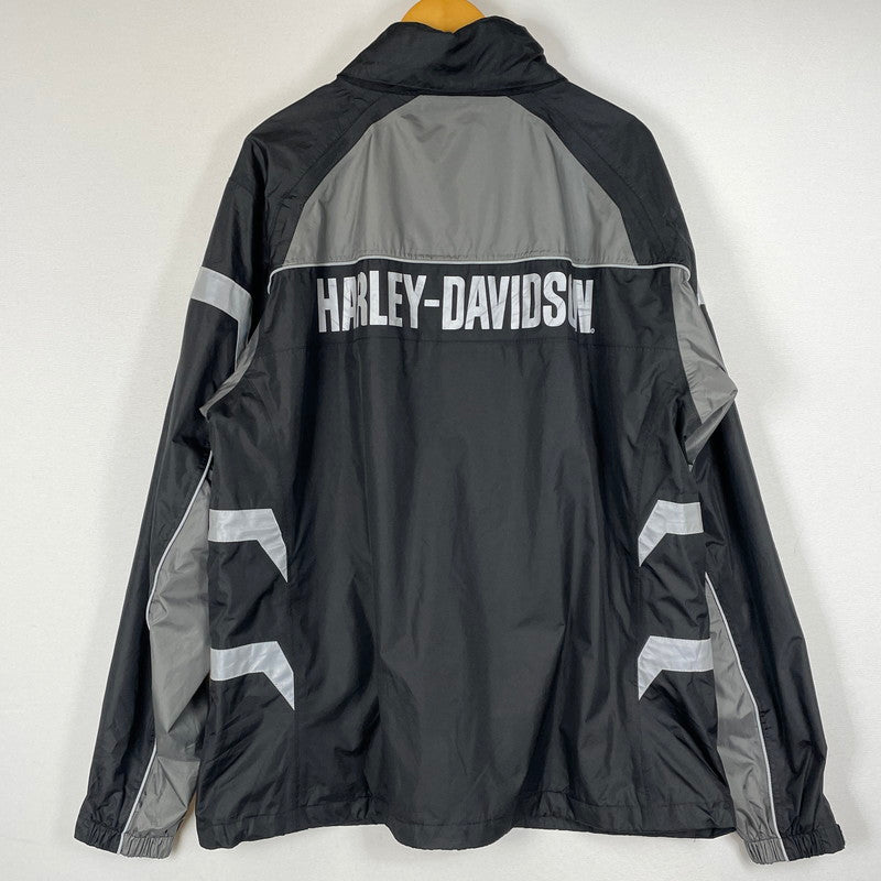 【中古品】【メンズ】 HARLEY DAVIDSON ハーレーダビッドソン RAIN SUIT REFLECTIVE RAIN SUIT 98336-15VM リフレクティブ レイン スーツ 145-260720-sa-18-tei サイズ：L カラー：ブラック 万代Net店