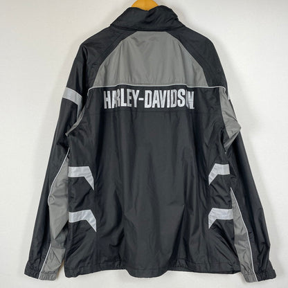 【中古品】【メンズ】 HARLEY DAVIDSON ハーレーダビッドソン RAIN SUIT REFLECTIVE RAIN SUIT 98336-15VM リフレクティブ レイン スーツ 145-260720-sa-18-tei サイズ：L カラー：ブラック 万代Net店